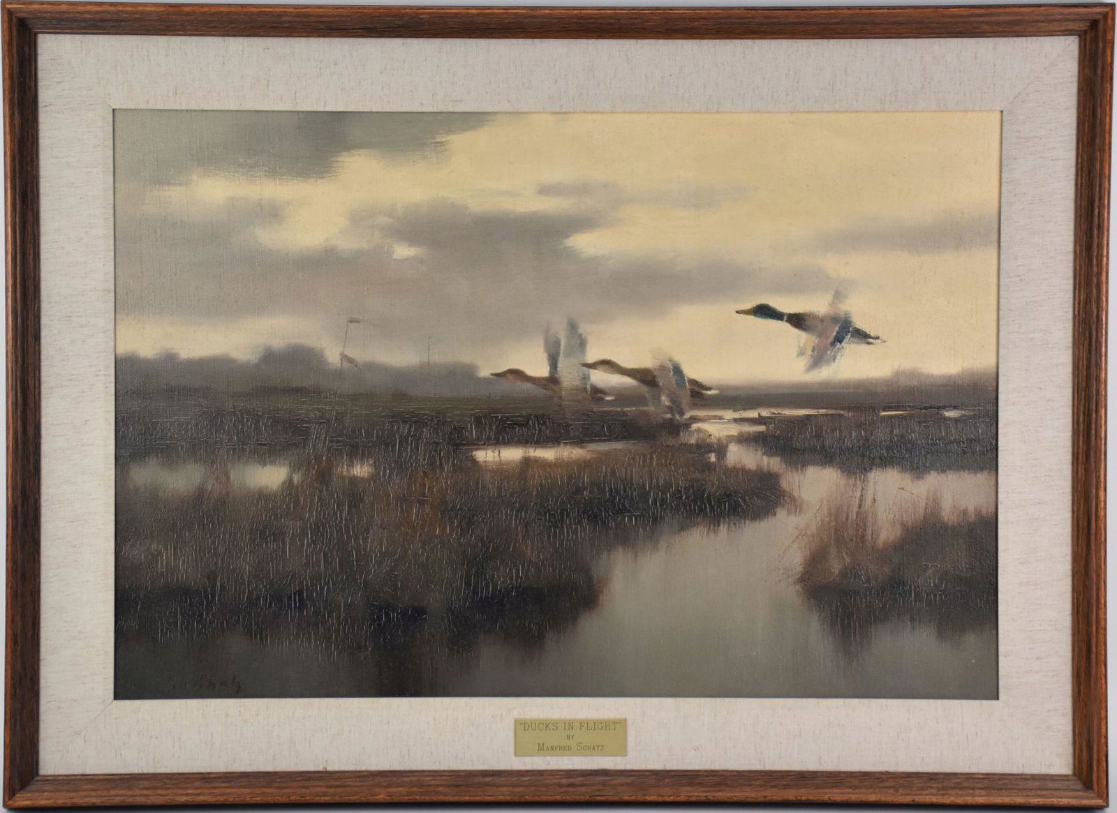 Manfred Schatz (German 1925 - 2004) oil on canvas, (1 of 6)