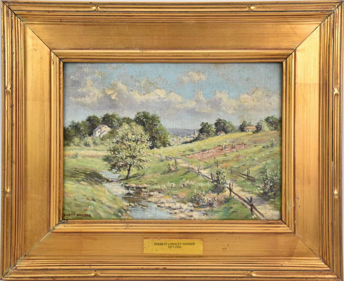 Everett Longley Warner (American 1877 - 1963) oil on (1 of 9)