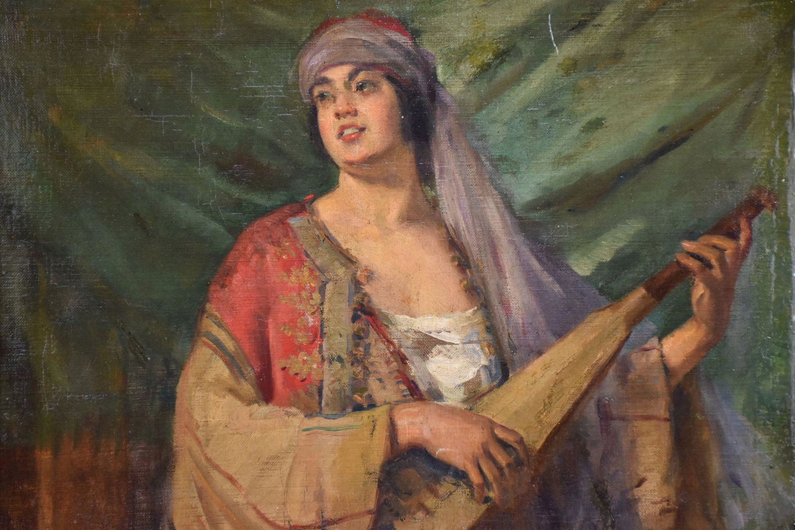 Hungarian School Painting. 19th century. ‘Gypsy Girl (1 of 6)