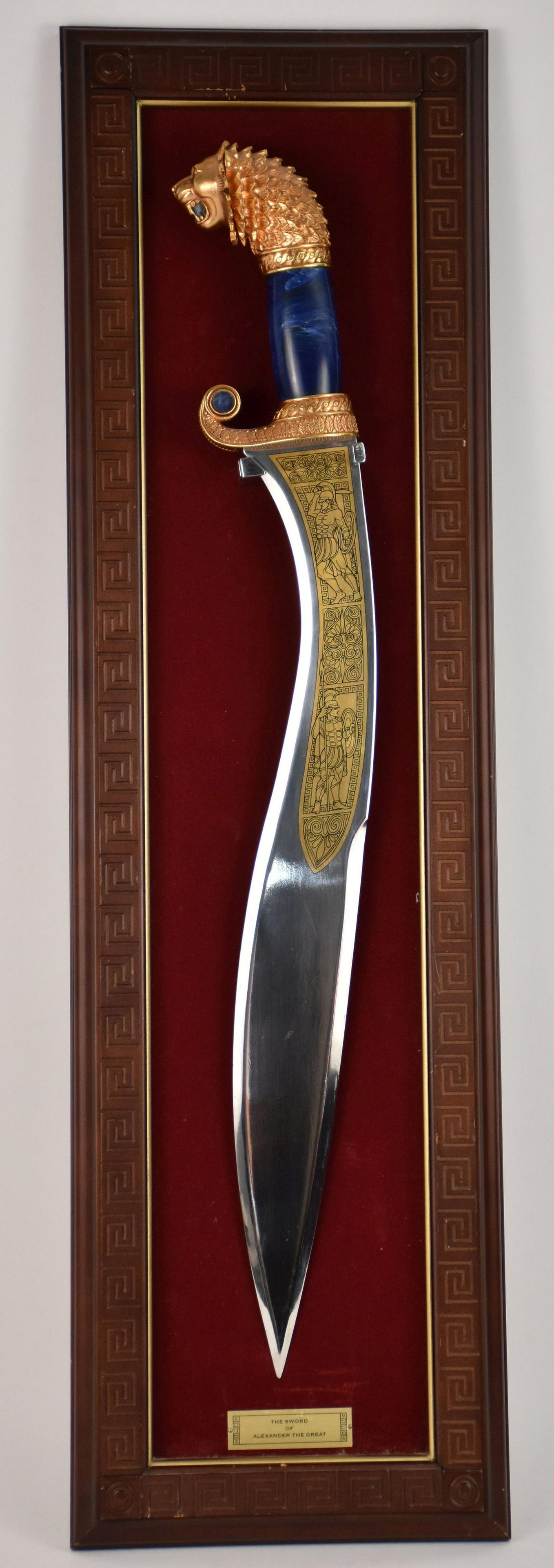 Alexander the Great Replica Sword with Lion Head and (1 of 10)