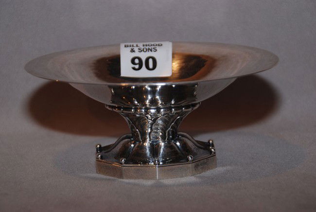 Georg Jensen small sterling dish, 4oz, 5"w x 2"h: Georg Jensen small sterling dish, 4oz, 5"w x 2"h