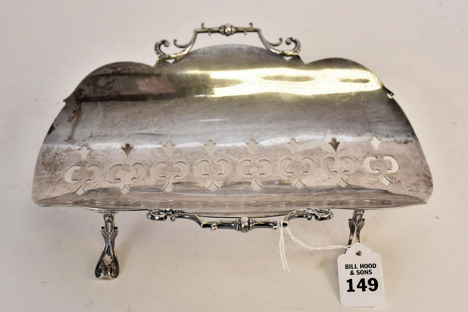 An Antique Continental 750 Silver Sugar Box - a 750 Continental Silver footed & hinged top sugar (1 of 4)