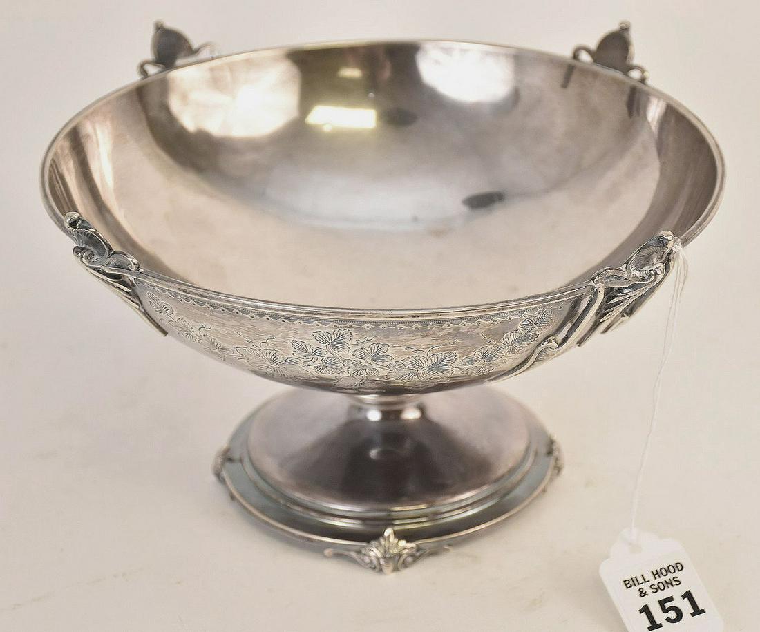 Ball Black & Co 950 Sterling Pedestal Centerpiece Bowl - A 19th century Ball Black & Co New York 950 (1 of 5)