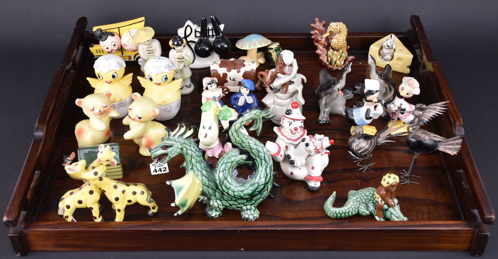 Lot of Collectible Salt & Peppers, Mostly Ceramic Arts Studio Wisconsin (1 of 7)