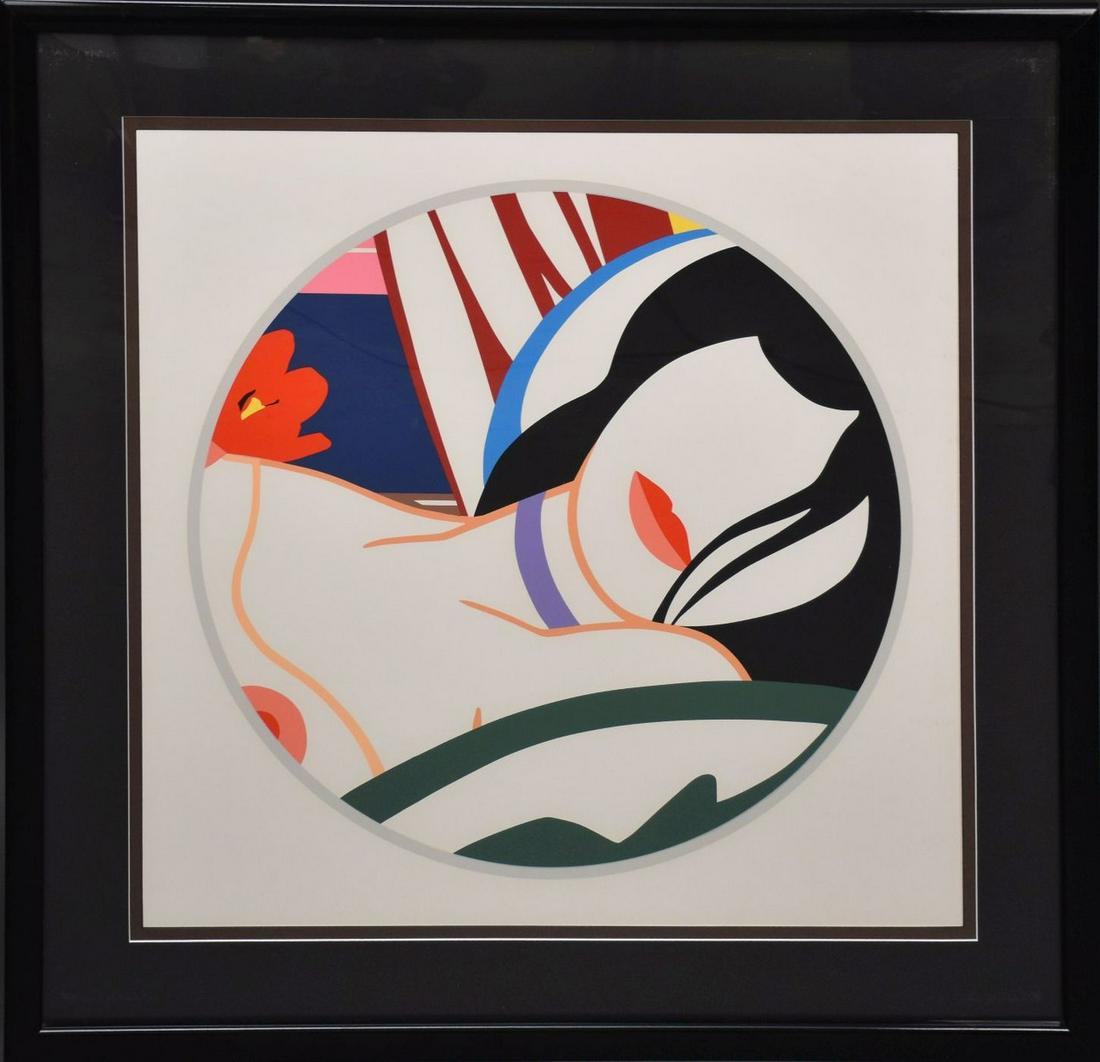 Tom Wesselmann (American 1931 - 2004)  Vivienne Screen Print, image size 32 inches, framed (1 of 3)