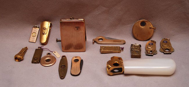 Collection of assorted cigar cutters, mostly circa: Collection of assorted cigar cutters, mostly circa 1900