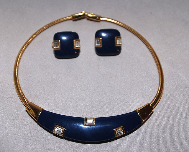 Givenchy necklace & earrings: Givenchy necklace & earrings
