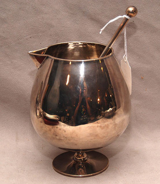 Sanborns 925 sterling beaker/cup with monogram (5: Sanborns 925 sterling beaker/cup with monogram (5 1/2"h) & spoon, 16oz