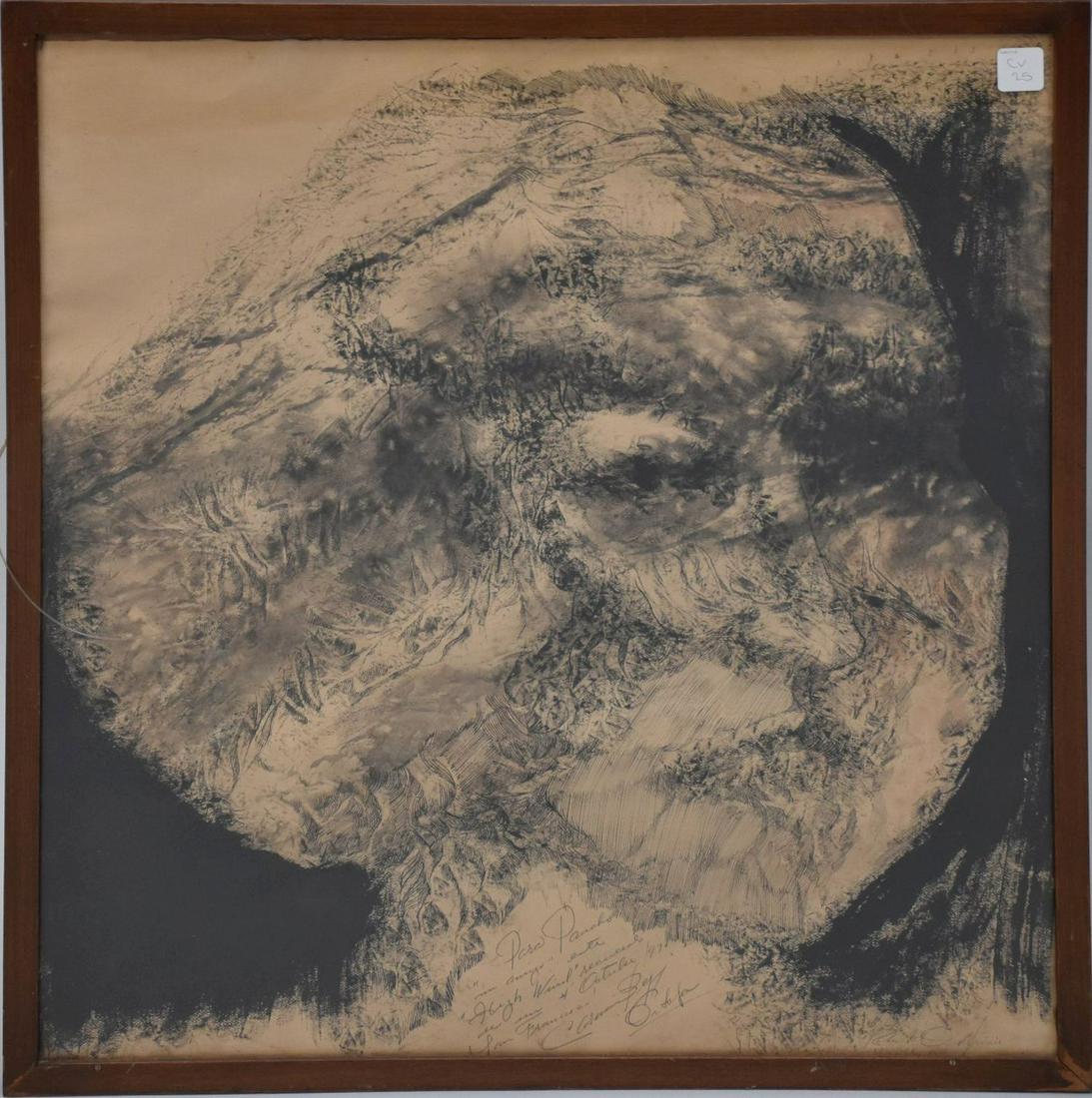 ROBERTO ESTOPINAN (1921-2015) Cuban, 20th Century, Untitled, Etching on paper, Signed lower right (1 of 6)