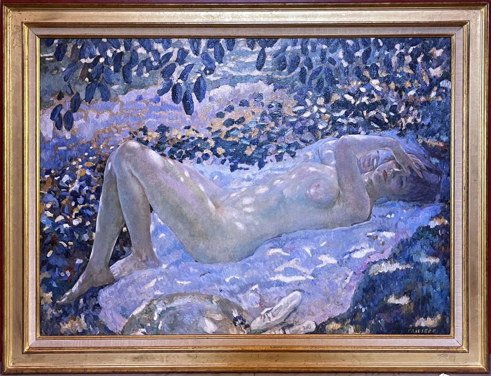 Oil on Canvas, "Summer" - Frieseke Copy from Galerie Troubetzkoy Paris worlds best painted replicas,: Oil on Canvas, "Summer" - Frieseke Copy from Galerie Troubetzkoy Paris worlds best painted replicas, 29" x 39" canvas