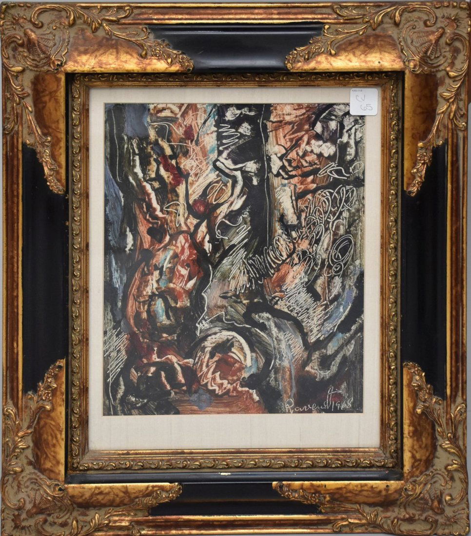 DOMINGO RAVENET (1905 â€“ 1969) Cuban, 20th Century, Abstract (1 of 4)