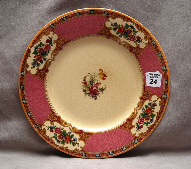 12 dinner plates, Royal Venton Ware, John Steventon: 12 dinner plates, Royal Venton Ware, John Steventon & Sons, Ltd, Burslem England, 10 1/2"h