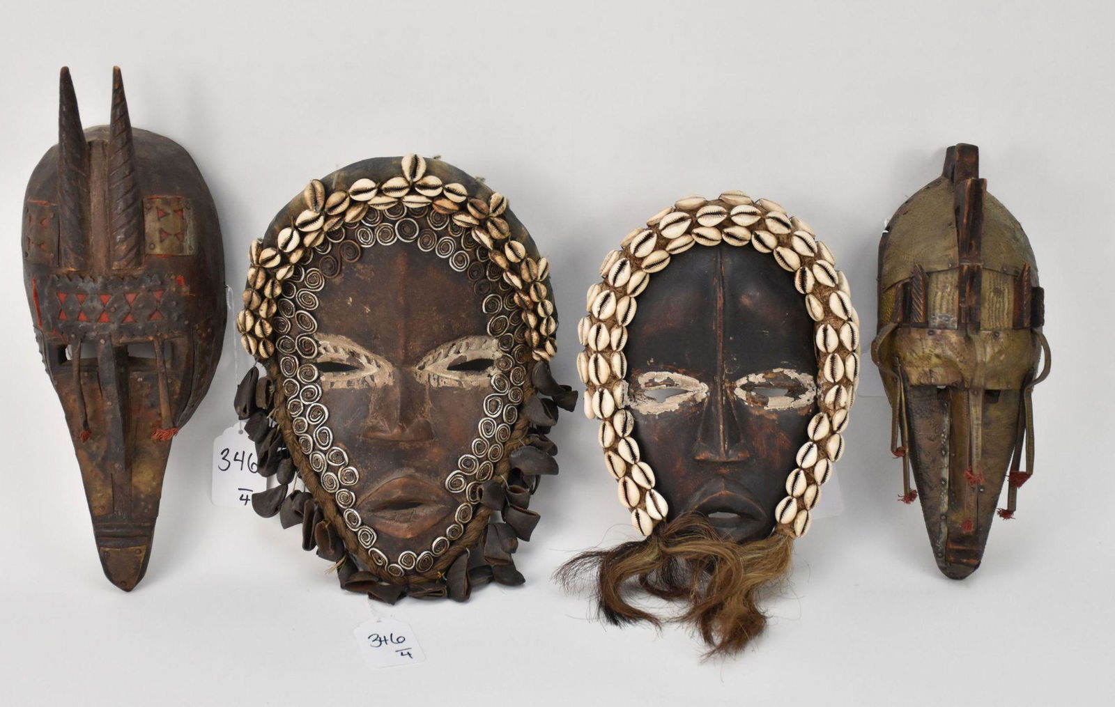 Four Vintage West African Art Tribal Masks - West Africa, Liberia, Mali. Grouping comprises: A Dan (1 of 8)