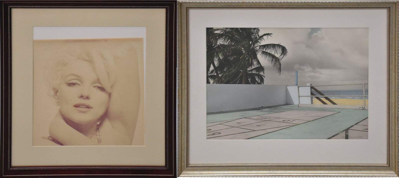 2 Photographs: One Marilyn Monroe photograph portrait by famous photographer Bert Stern (AMERICAN (1 of 11)