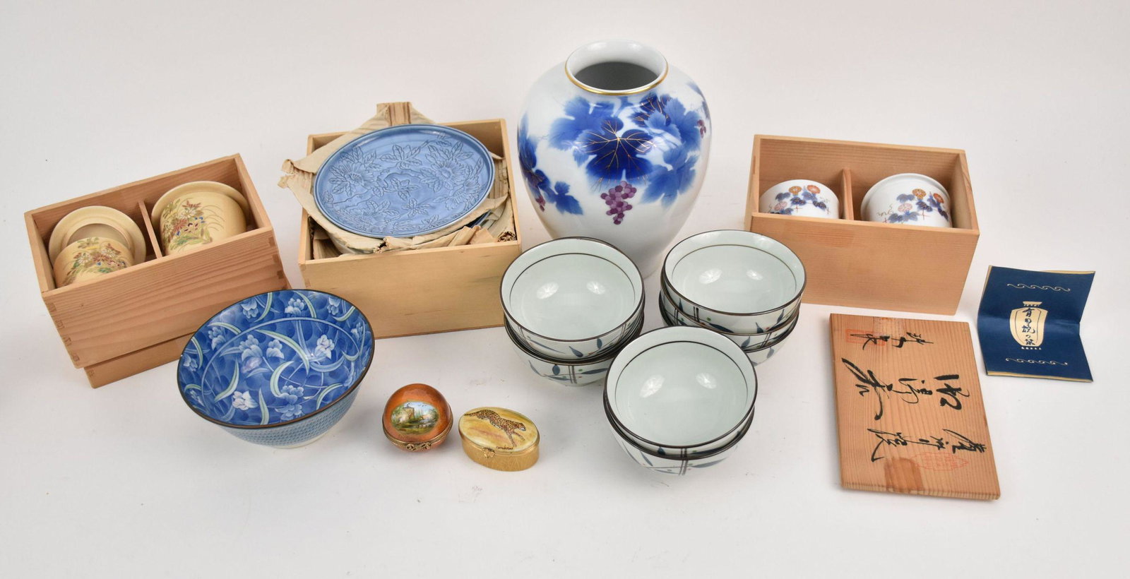 Lot of Assorted 20th c. Japanese Porcelains (1 of 5)