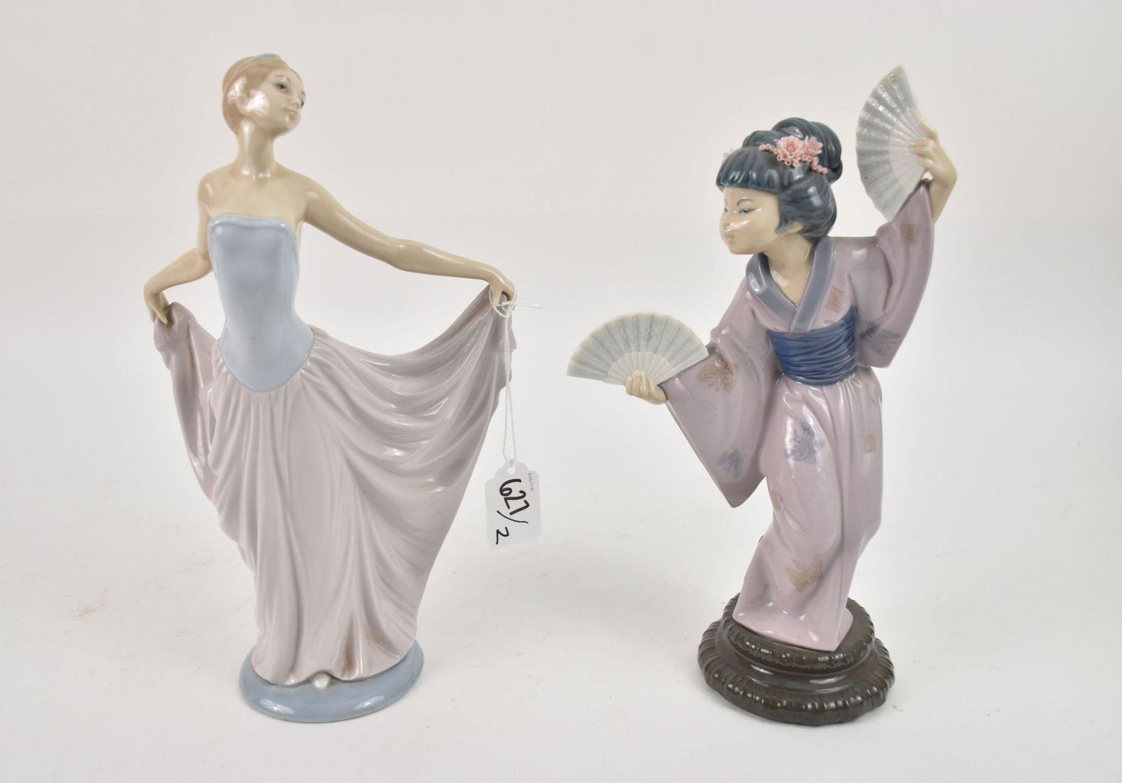2 Lladro Figures, Artist Signed, 11"h (1 of 7)