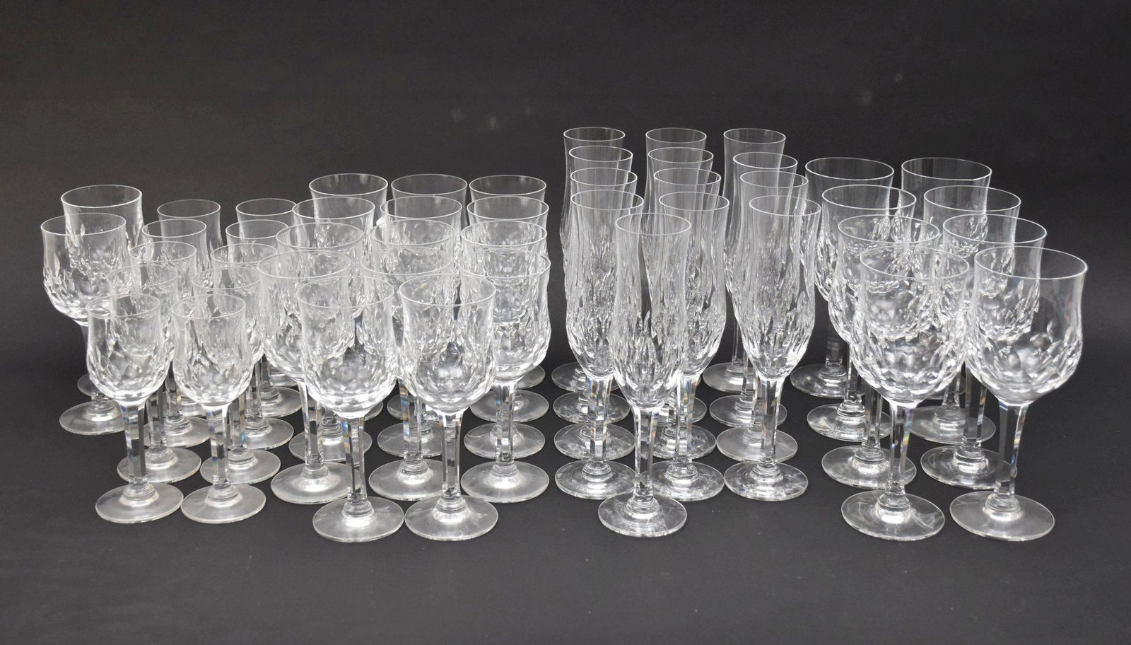 Kosta Boda Crystal Stems, Assorted Sizes, Approx. 46 Glasses (1 of 6)