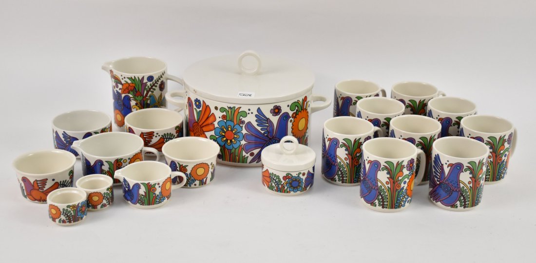 1970s Villeroy & Boch â€œAcapulco” Coffee Mugs (1 of 10)