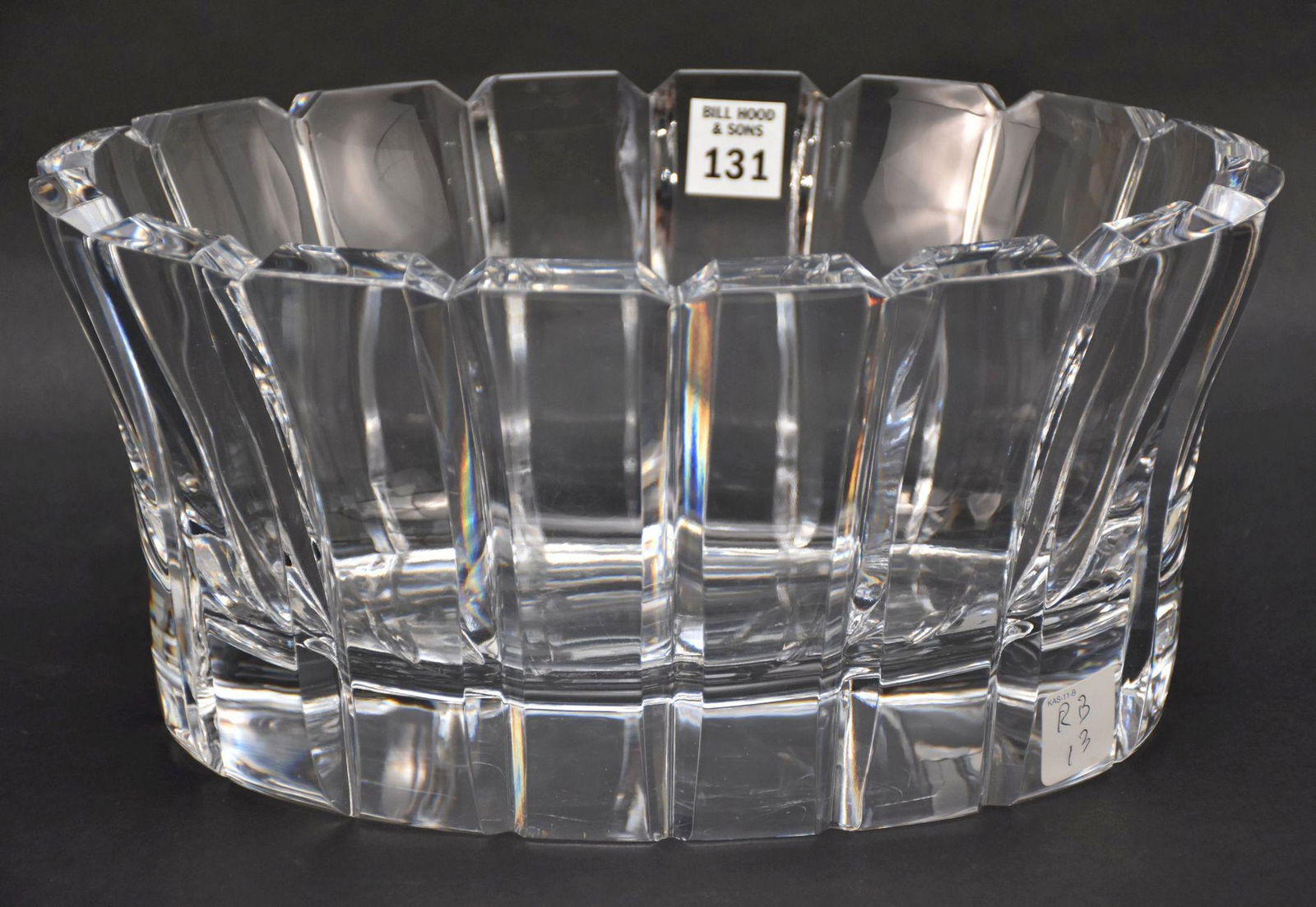Orrefors Crystal Centerpiece Bowl, 6"h x 12"w: Orrefors Crystal Centerpiece Bowl, 6"h x 12"w
