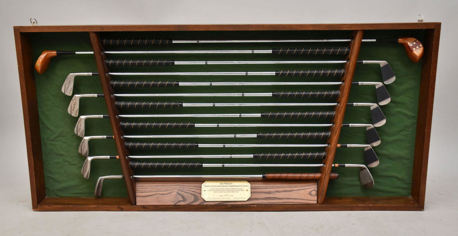 25th Anniversary Commemorative Clubs, A Limited Reproduction of the McGregor Clubs Played by Jack (1 of 6)