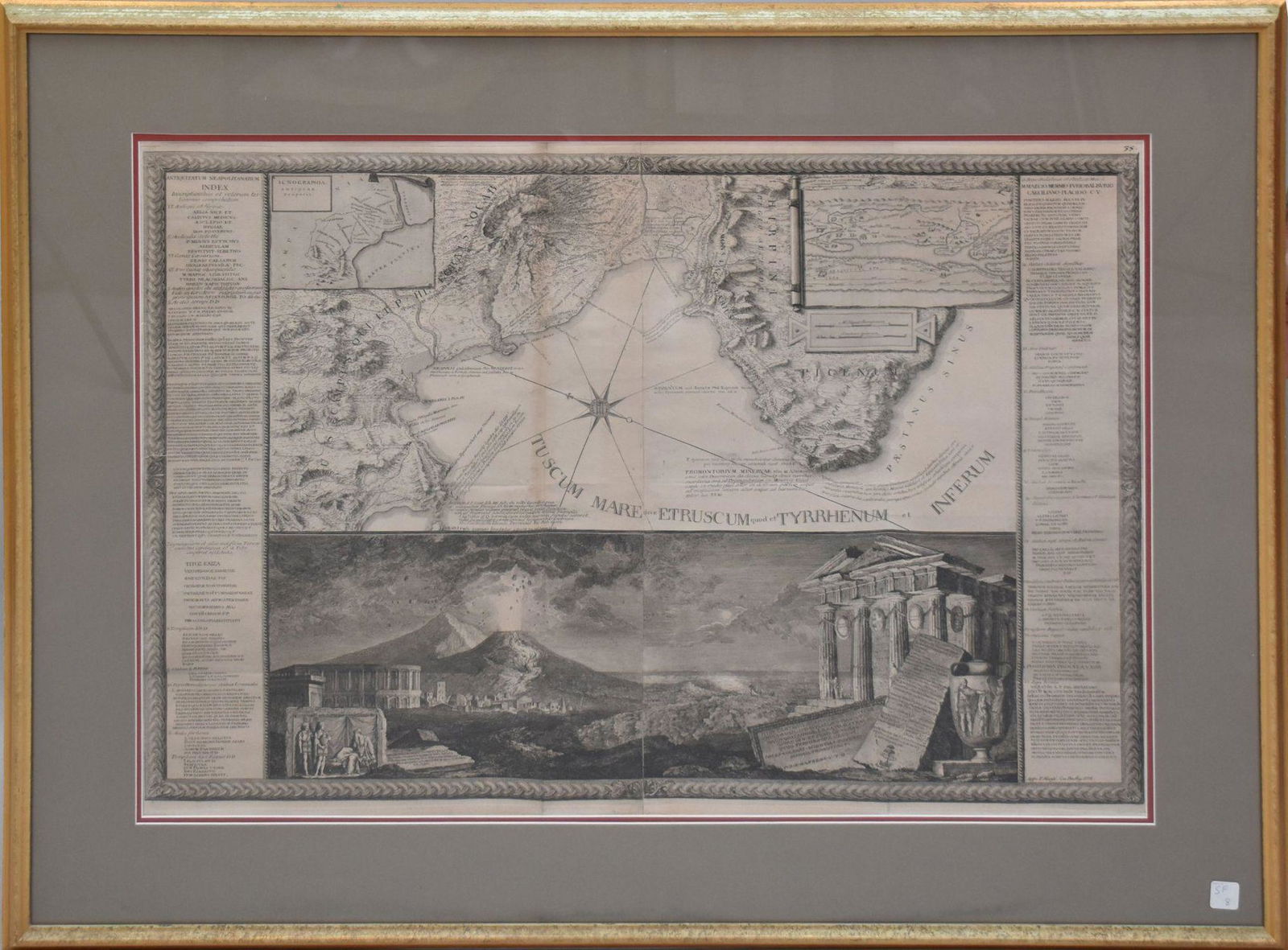 Antiquitatum Neapolitanarum/ Icnographia Antiquae Neapolis/ Ragmentum Tabulae peutingerianae (1 of 8)