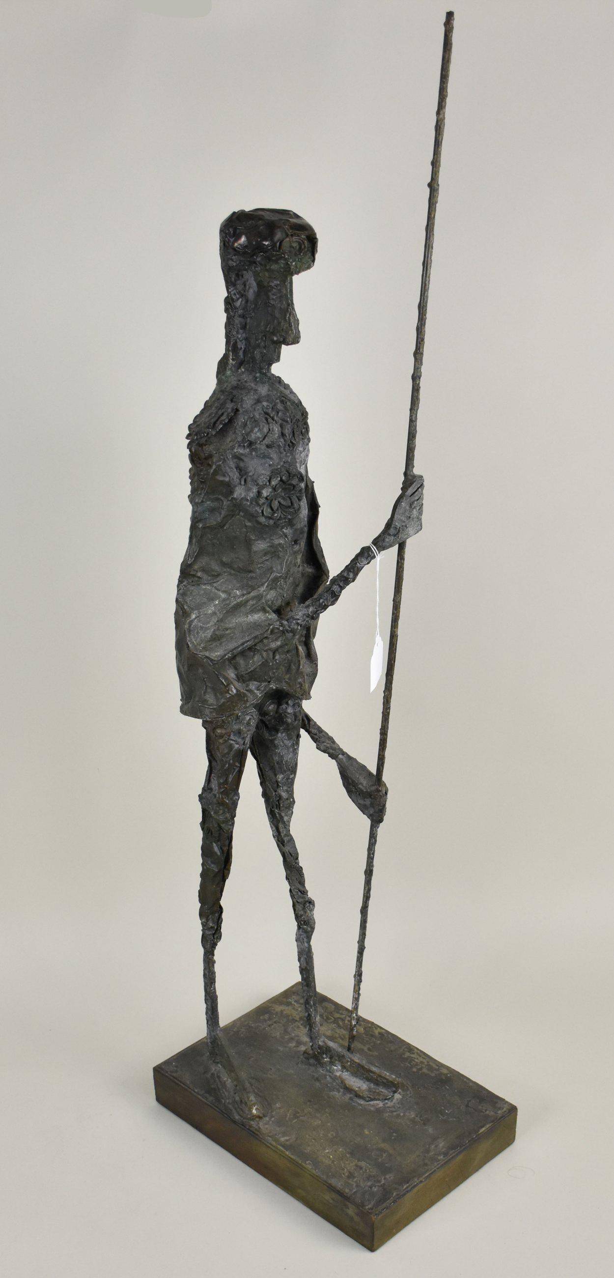 Kallem, Herbert (American, 1909-1994) Bronze Brutalist Figural Sculpture - Abstract patinated (1 of 7)