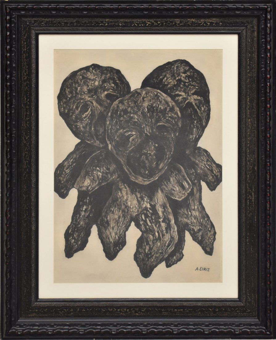 Antonia Eiriz (CUBAN, 1929â€“1995) Ink on paper, 3 monsters (1 of 4)