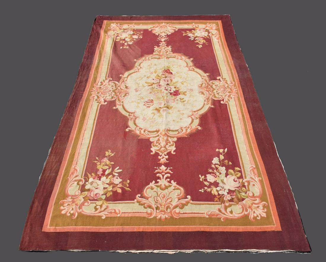 Large Aubusson, 8' x 14'8": Large Aubusson, 8' x 14'8"
