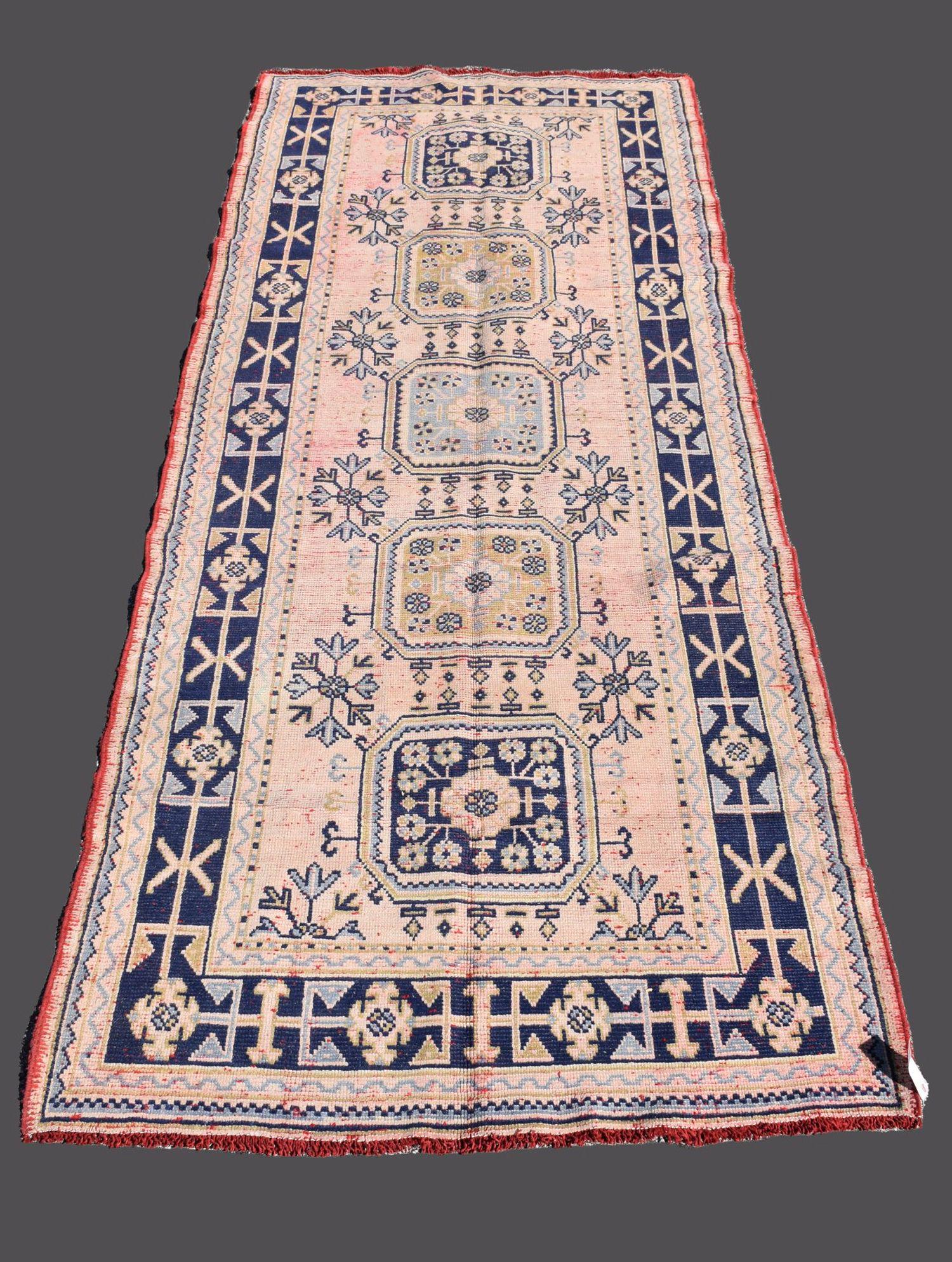 Oushak Carpet, 4'9" x 11'7" (1 of 4)