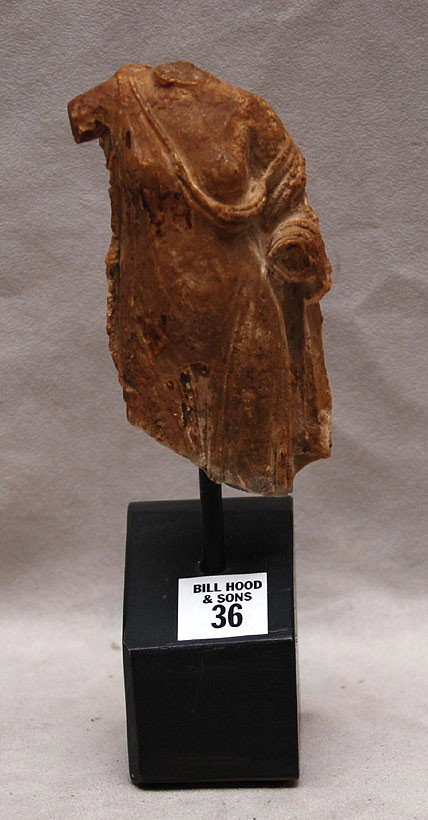Small ancient Roman figure of a draped Venus, 5"h: Small ancient Roman figure of a draped Venus, 5"h