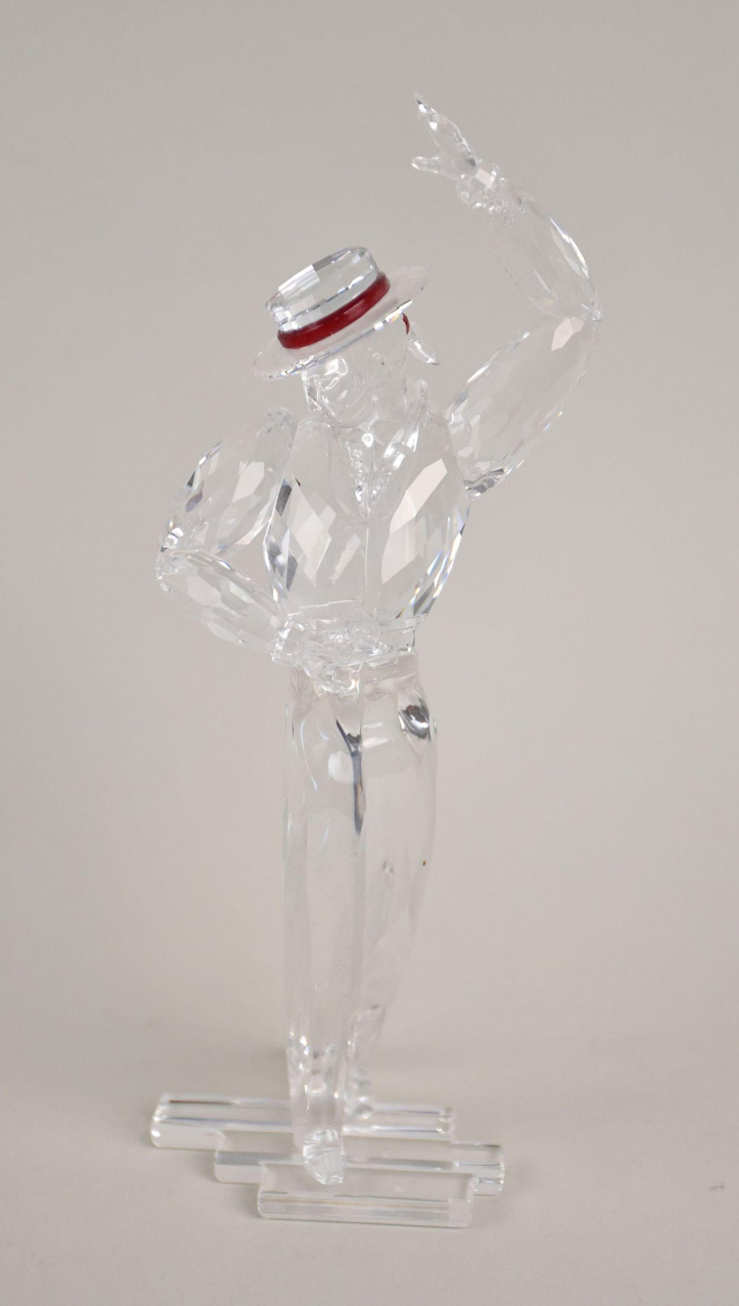Swarovski Crystal Figure of Male Dancer ANTONIO - Magic of Dance. 2003. Original Box, 8 1/2"h (1 of 6)