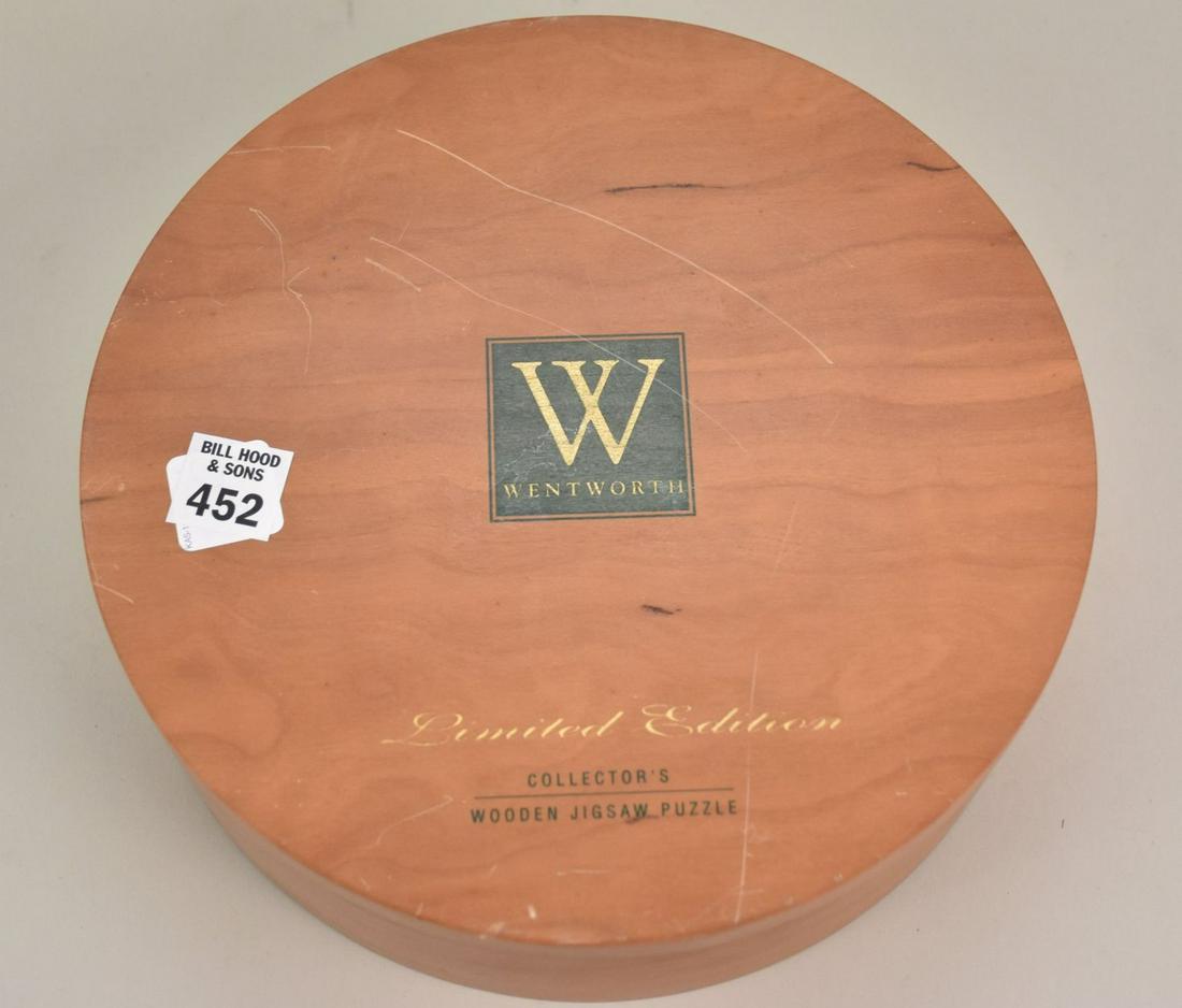 Andre Hambourg Wentworth LE Wooden Jigsaw Puzzle "Les Drapeaux Le Marche du Mercredi - St-Remy de (1 of 5)