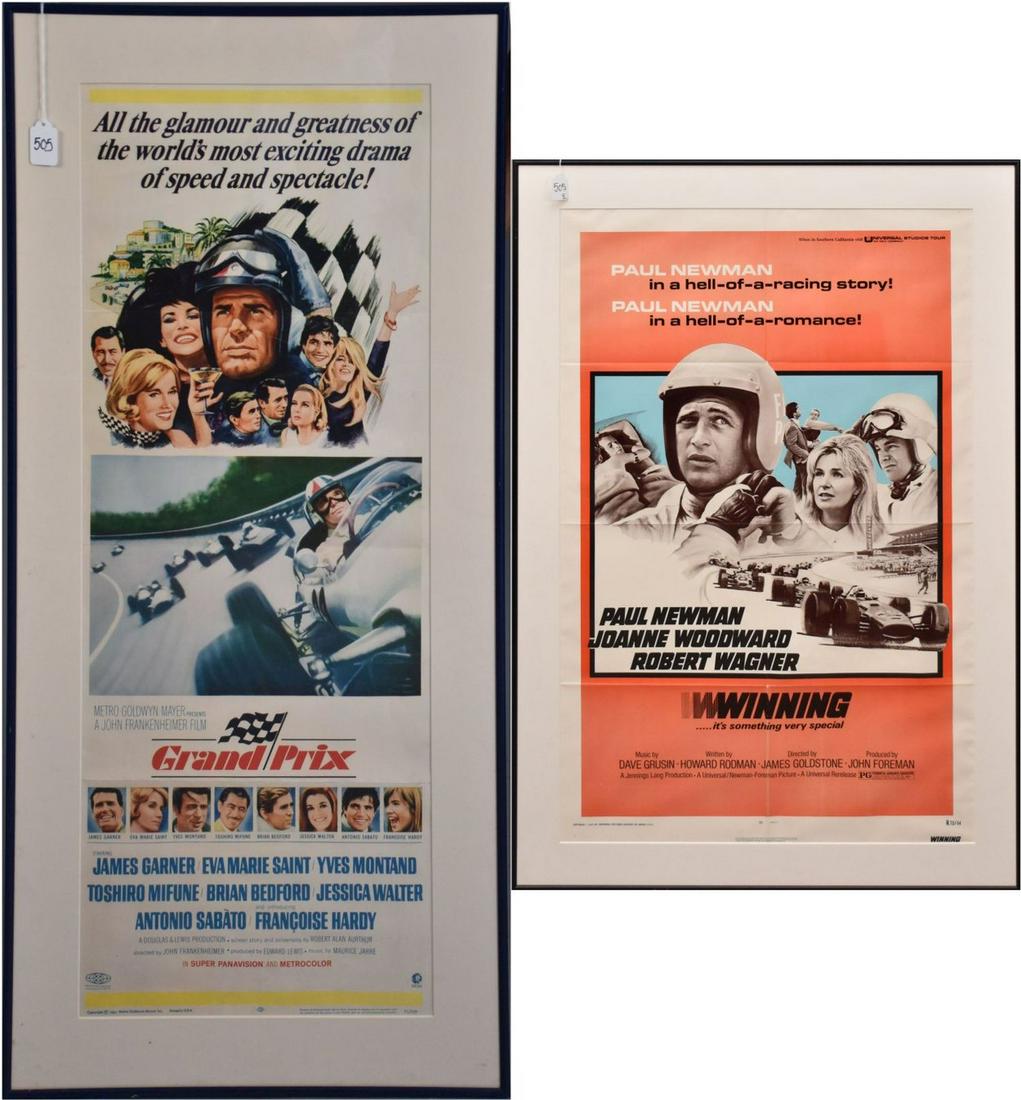 GRAND PRIX Original Movie Posters GRAND PRIX (1967) & WINNING (1973) - To original movie posters (1 of 14)