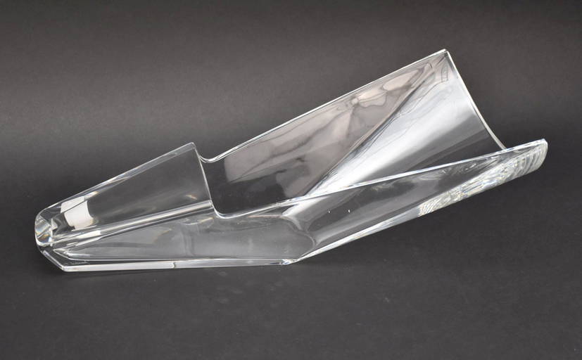 Baccarat France Crystal Diva Vase French Clear Crystal Vase With A