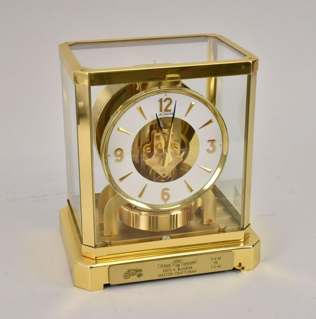 Atmos LeCoultre Swiss Clock, 9 1/2"h x 7 1/2"w (1 of 8)