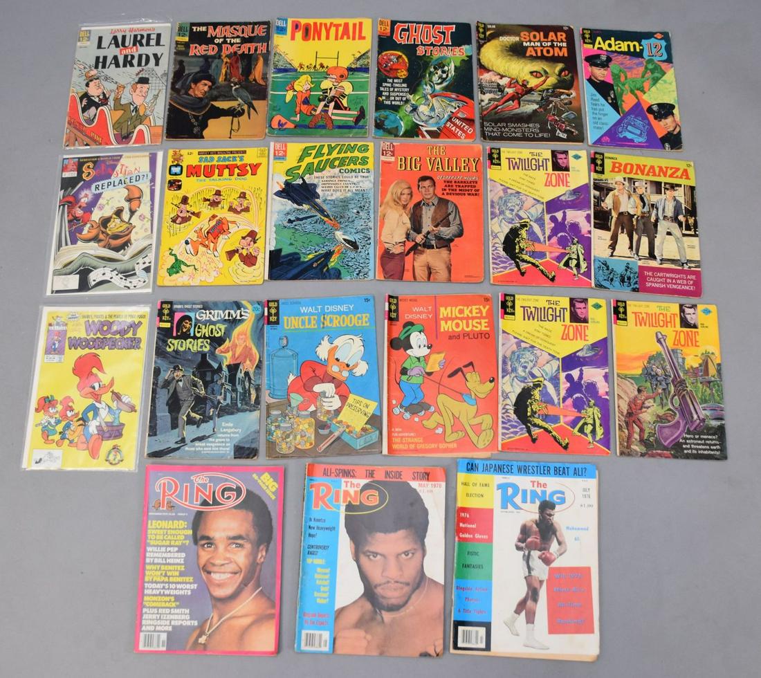 Lot of Mostly Vintage Gold Key & Dell Comic Books - Including: Laurel and Hardy (Dell 1963),  Ghost (1 of 6)