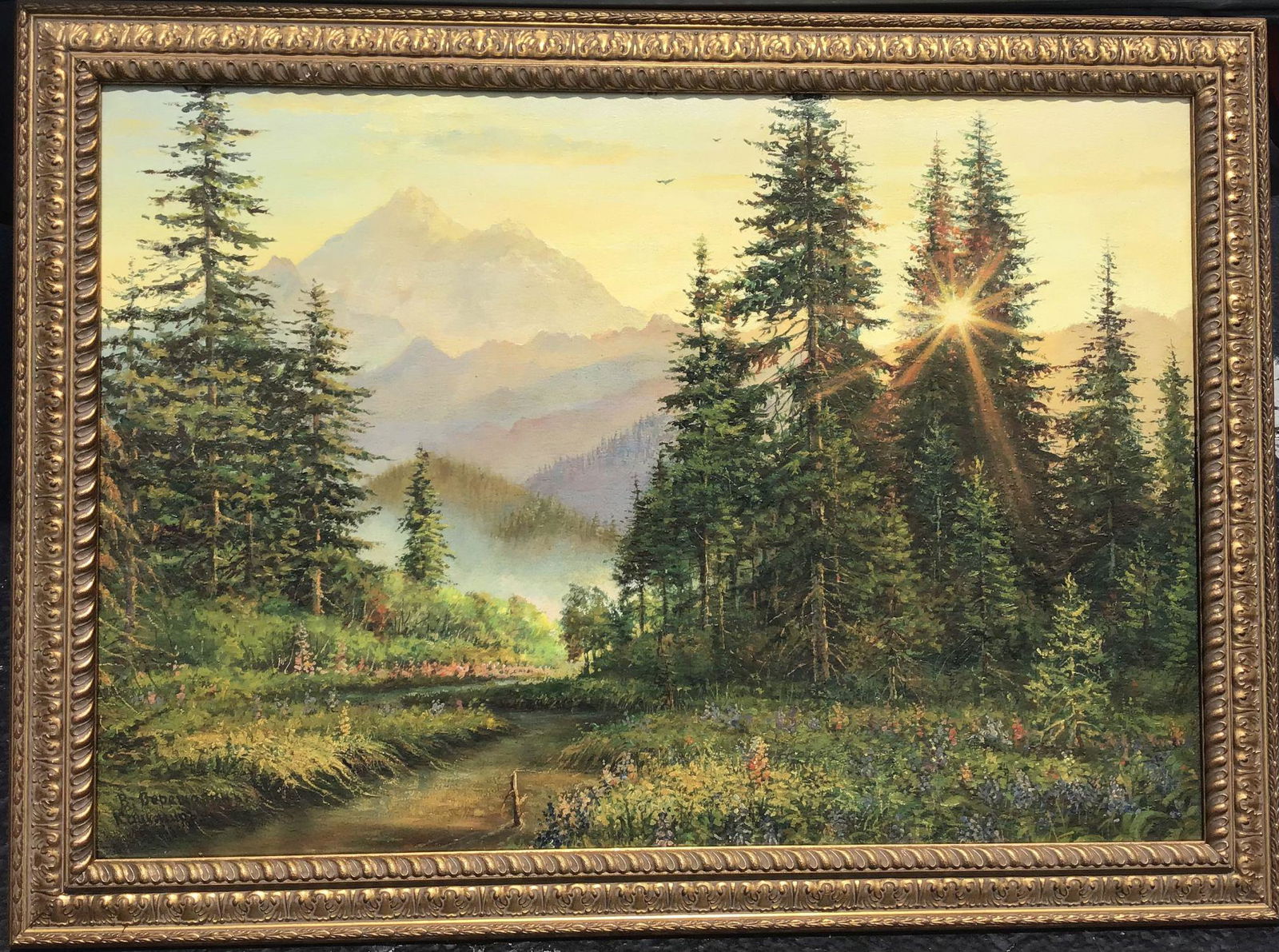 Russian painting Attributed to: Vasiliy Vasilevic Verescagin (1842-1904, Russian) oil on canvas, (1 of 9)