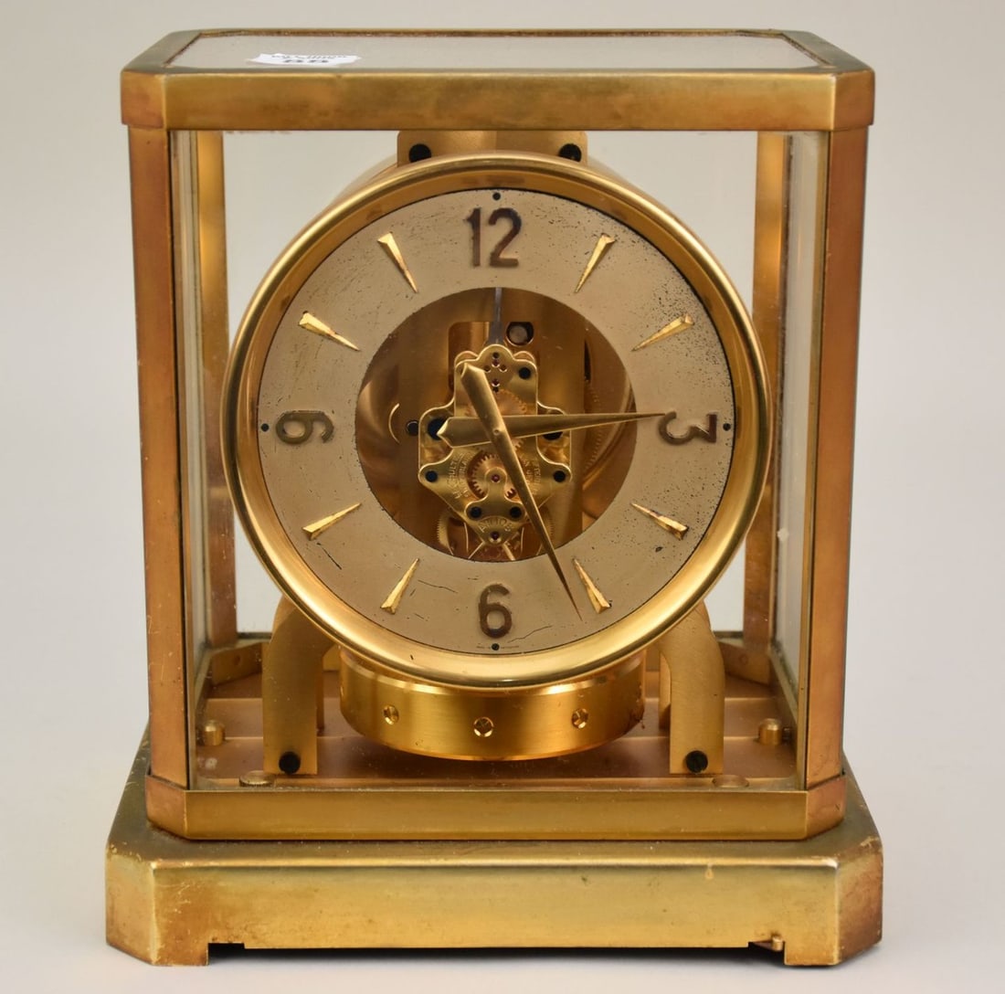 Atmos Le Coultre Clock, 9 1/2"h x 8 1/2"w x 6 1/2"d  (Has Fading & Wear) (1 of 6)