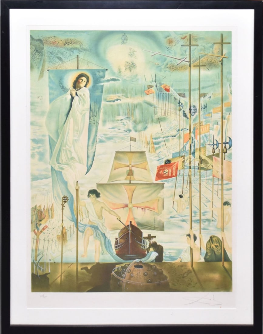 Salvador Dali (Spanish, 1904-1989) Lithograph pencil signed lower right, 112/300. images size 29-3/4 (1 of 6)