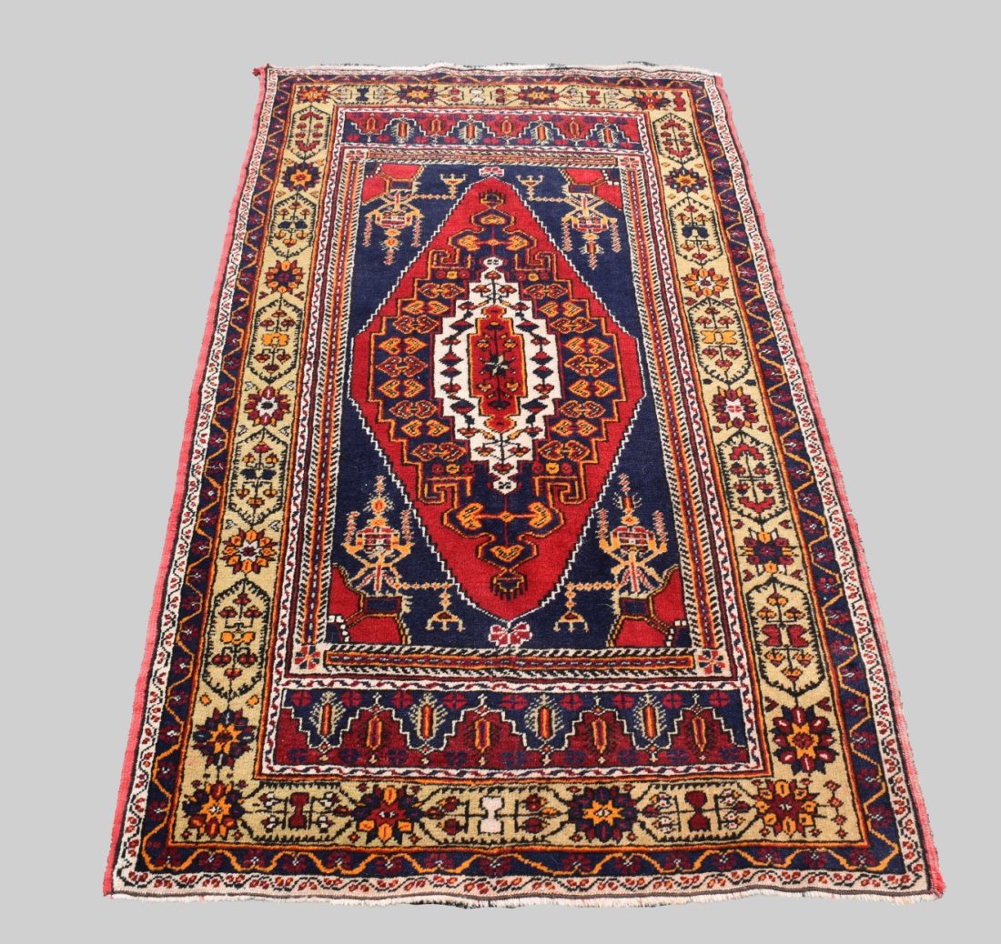 Hand Made Oriental Rug / Carpet  6.6 x 3.7 (1 of 5)
