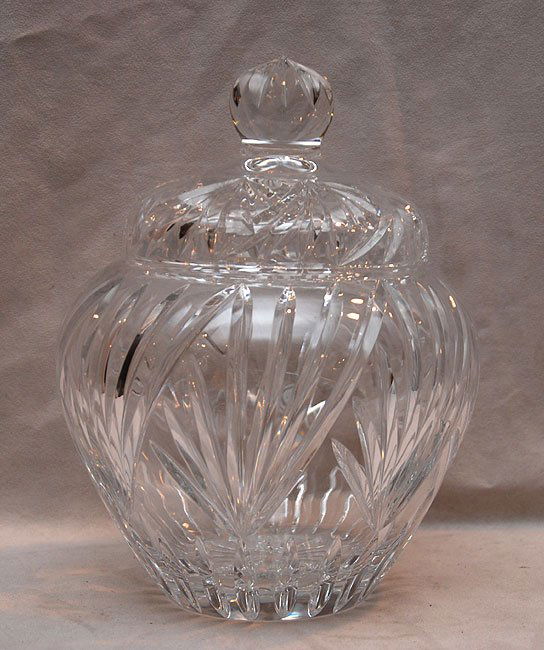 Covered glass candy Jar: Covered glass candy Jar
