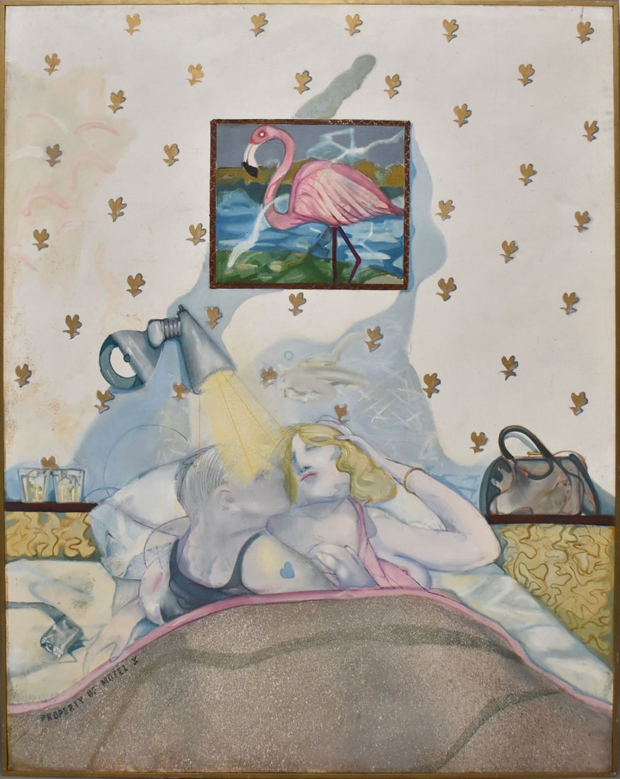 James G. Davis Motel X - 1978 Oil (1 of 7)