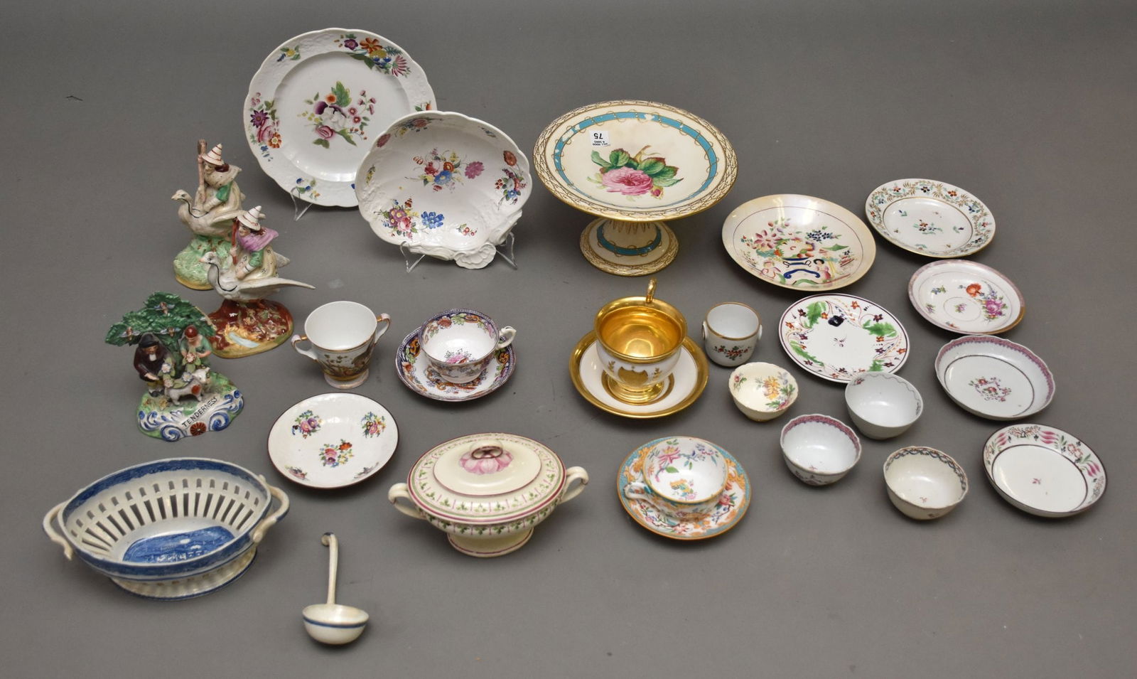 Collection of 18th/19th c. mostly Soft Paste Ceramics (1 of 8)