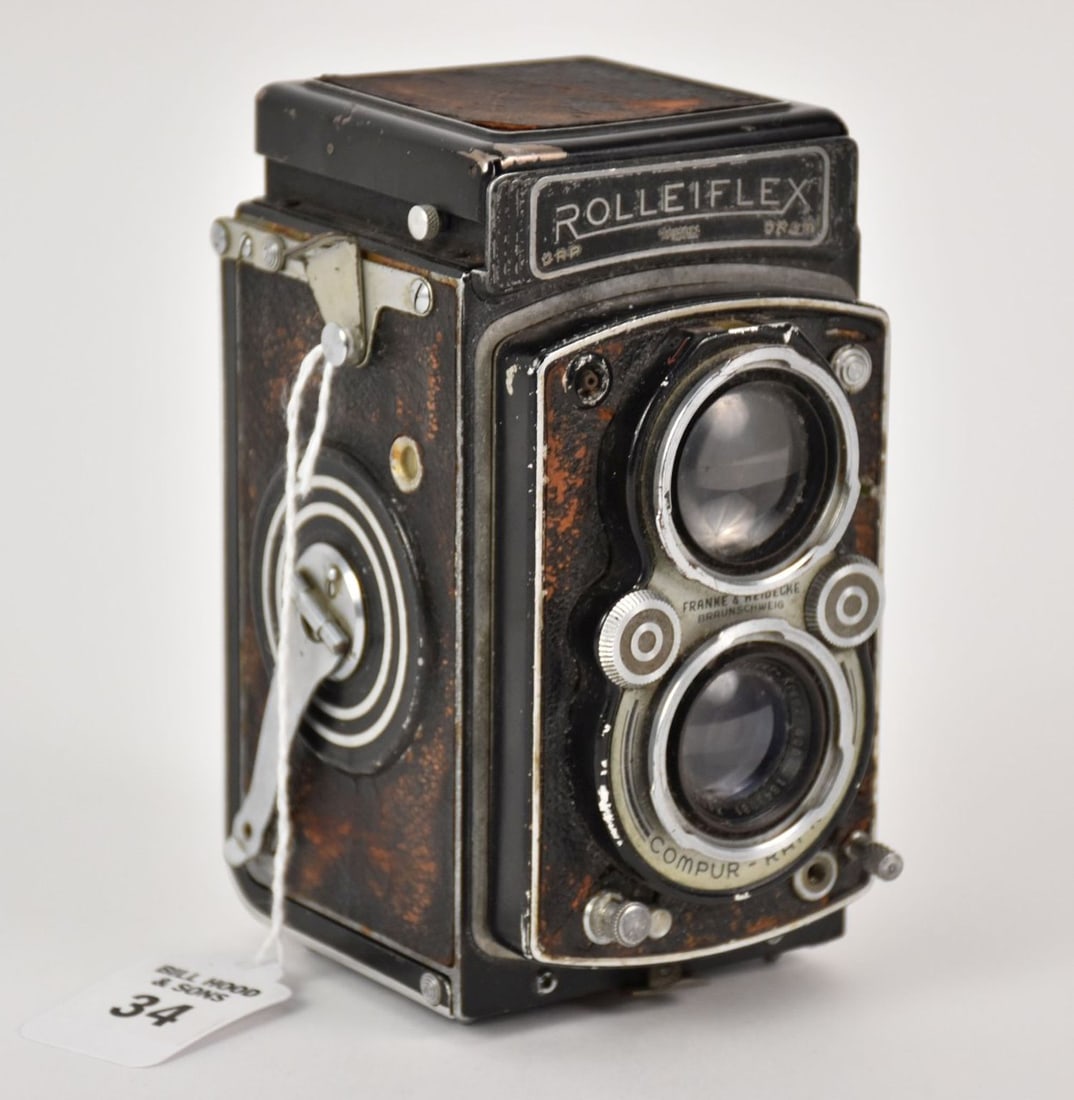 ROLLEIFLEX TLR Camera Automat - Germany. C. 1939-1945. Franke & Heidecke Braunschweig Rolleiflex TLR (1 of 9)