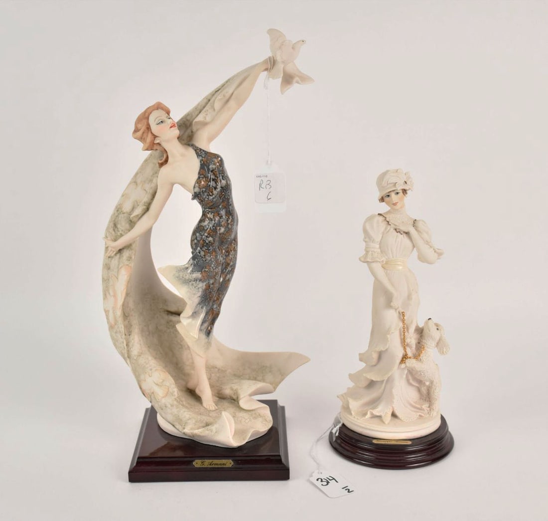 Two Giuseppe Armani Figurines 1992 Collector's Society "Ascent" Figurine 866C - Two Giuseppe Armani (1 of 7)