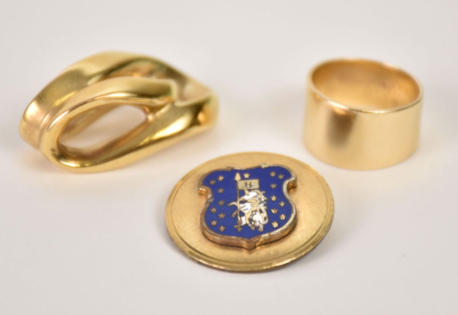 Antique handpainted continental coverered vanity Jar, 7 inch diameter (1 of 5)