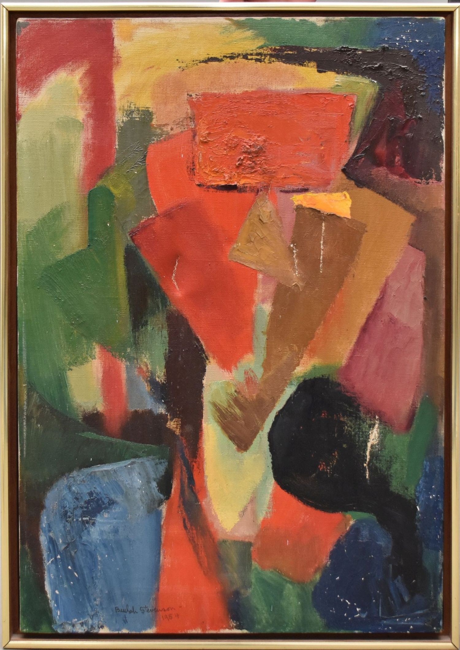 Beulah Stevenson (American 1890 - 1965) oil on canvas, signed and dated 1953; 23 x 15 inches (1 of 5)