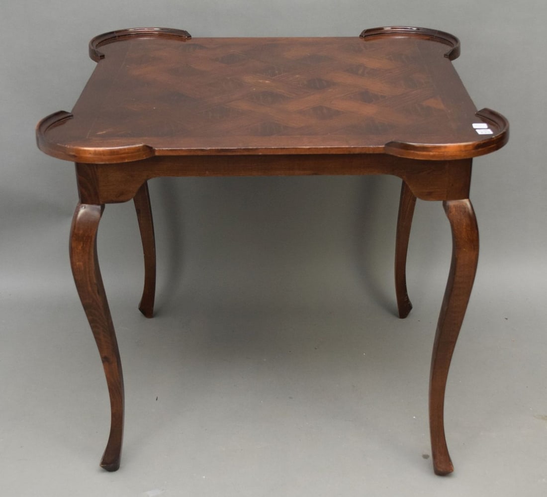 Parquetry Game Table, 31"h x 35"w (1 of 5)