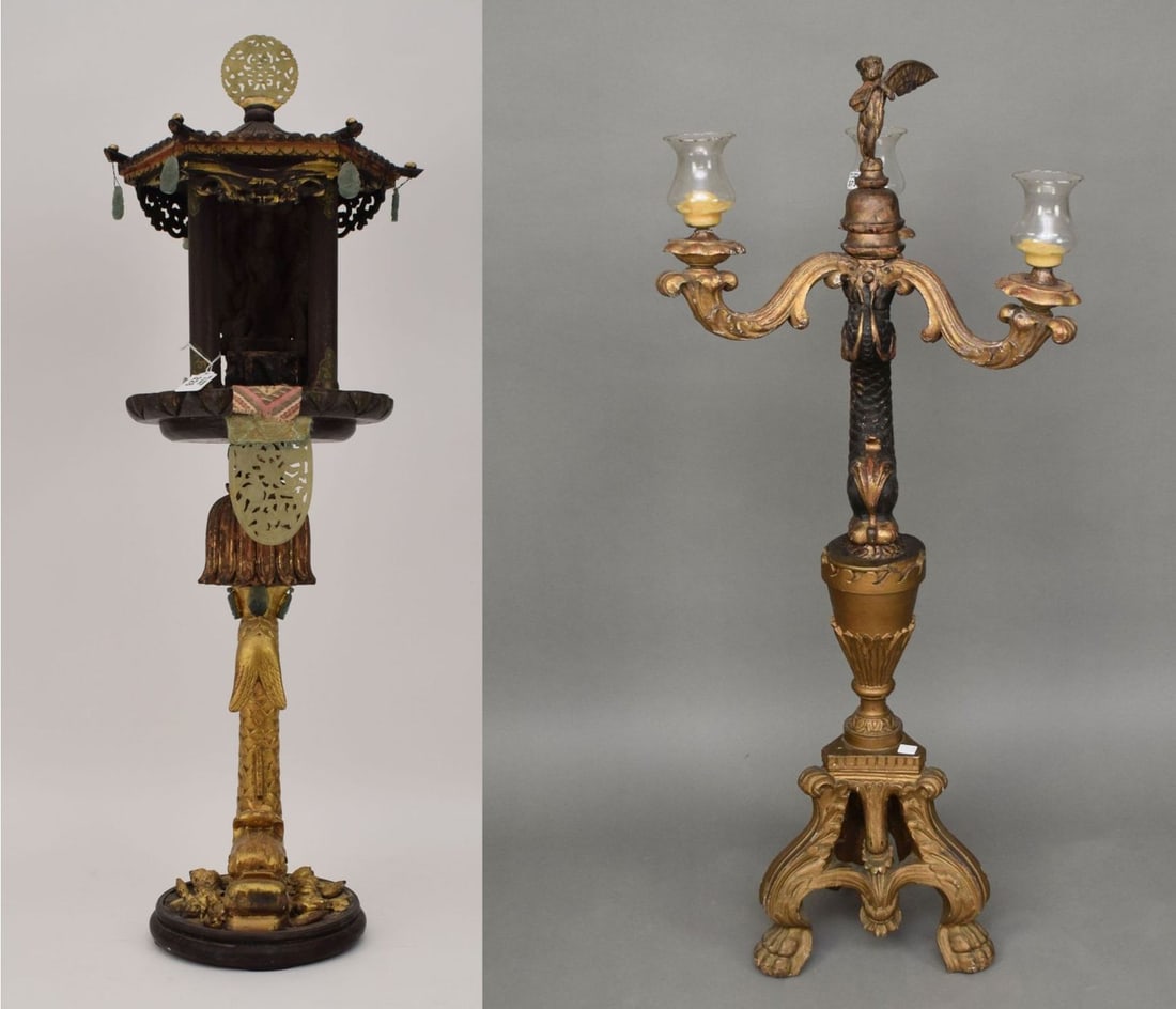 2 Pieces of Assemblage Art By Listed American Artist (In Notably Museums World Wide) Pagoda Atop (1 of 18)