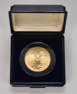 1986 P American Gold Eagle Bullion Coin : MCMLXXXVI $50 One Ounce Gold: 1986 P American Gold Eagle Bullion Coin : MCMLXXXVI $50 One Ounce Gold